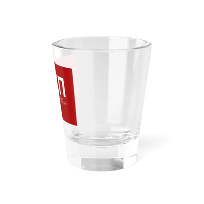 Flag of the United Communist Party (Russia) Shot Glass 1.5oz - Go Mug Yourself
