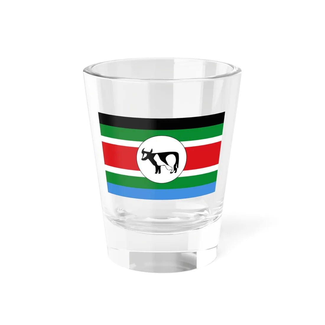 Flag of the United Democratic Salvation Front (South Sudan) Shot Glass 1.5oz 1.5oz - Go Mug Yourself