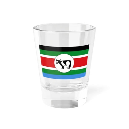 Flag of the United Democratic Salvation Front (South Sudan) Shot Glass 1.5oz 1.5oz - Go Mug Yourself