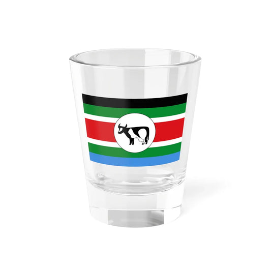Flag of the United Democratic Salvation Front (South Sudan) Shot Glass 1.5oz 1.5oz - Go Mug Yourself