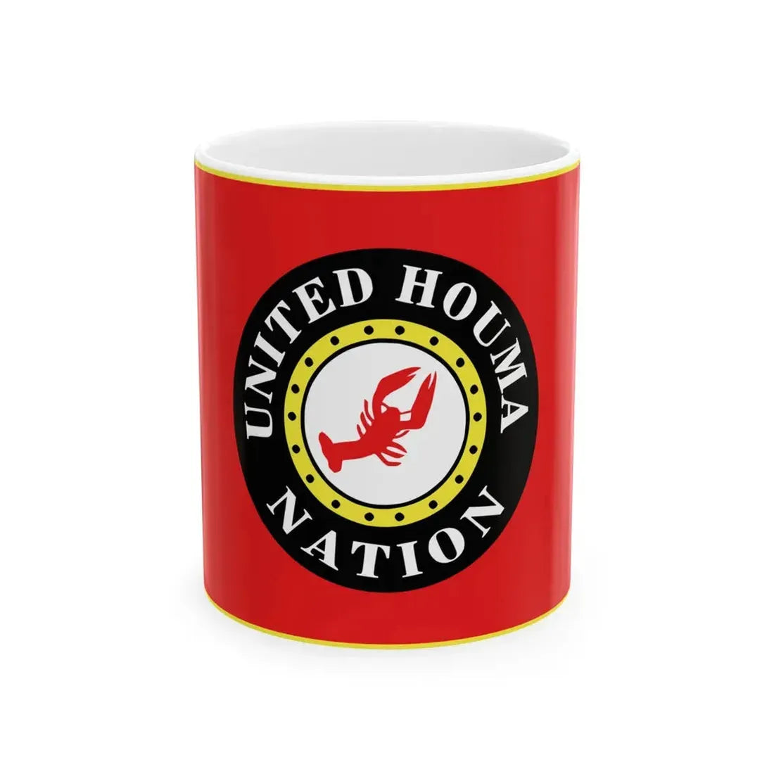 Flag of the United Houma Nation (United States) White Coffee Mug 11oz - Go Mug Yourself