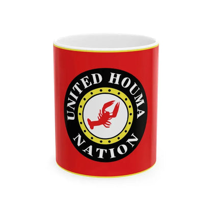 Flag of the United Houma Nation (United States) White Coffee Mug 11oz - Go Mug Yourself