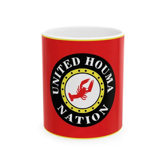 Flag of the United Houma Nation (United States) White Coffee Mug 11oz - Go Mug Yourself