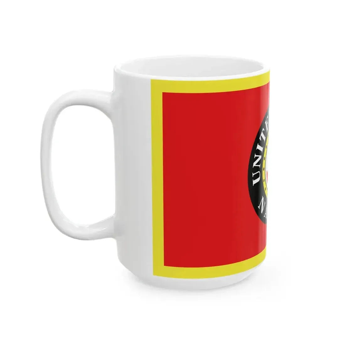 Flag of the United Houma Nation (United States) White Coffee Mug - Go Mug Yourself