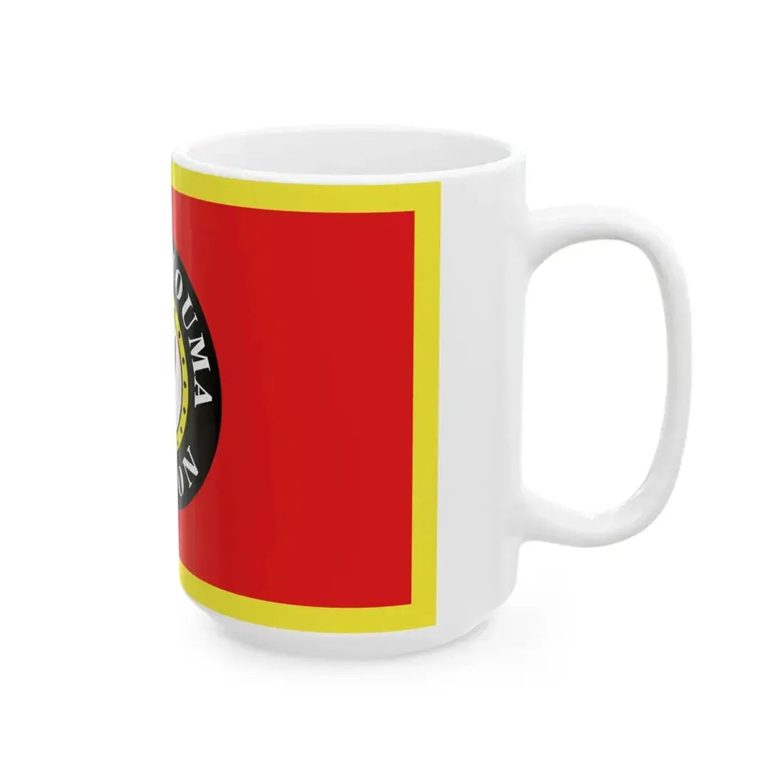 Flag of the United Houma Nation (United States) White Coffee Mug - Go Mug Yourself
