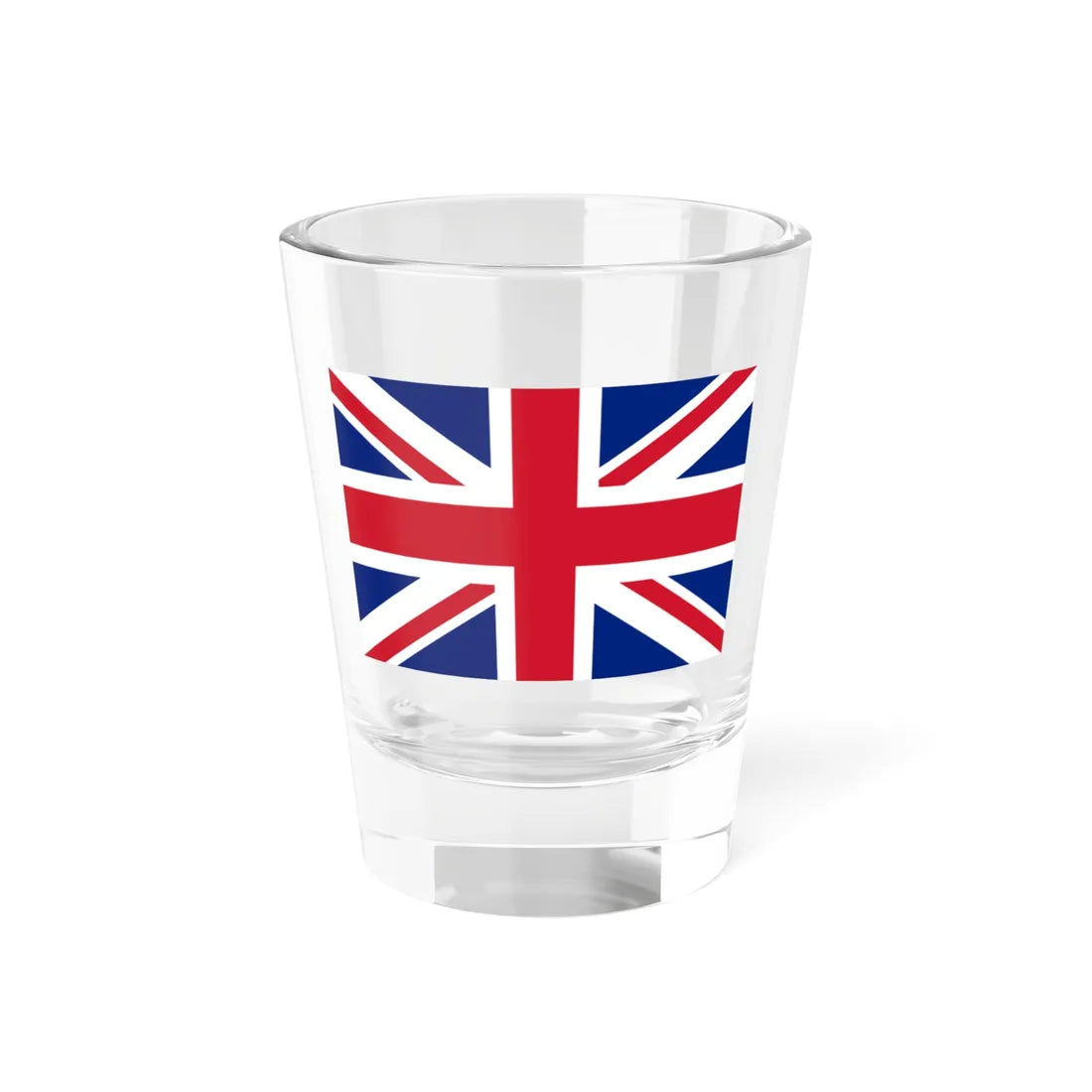 Flag of the United Kingdom 3-2 aspect ratio - alternate (United Kingdom) Shot Glass 1.5oz 1.5oz - Go Mug Yourself