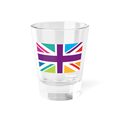 Flag of the United Kingdom 3-5 Blighty (United Kingdom) Shot Glass 1.5oz 1.5oz - Go Mug Yourself