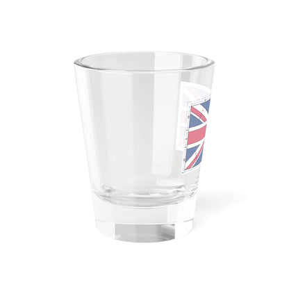 Flag of the United Kingdom 3-5 construction sheet (United Kingdom) Shot Glass 1.5oz - Go Mug Yourself