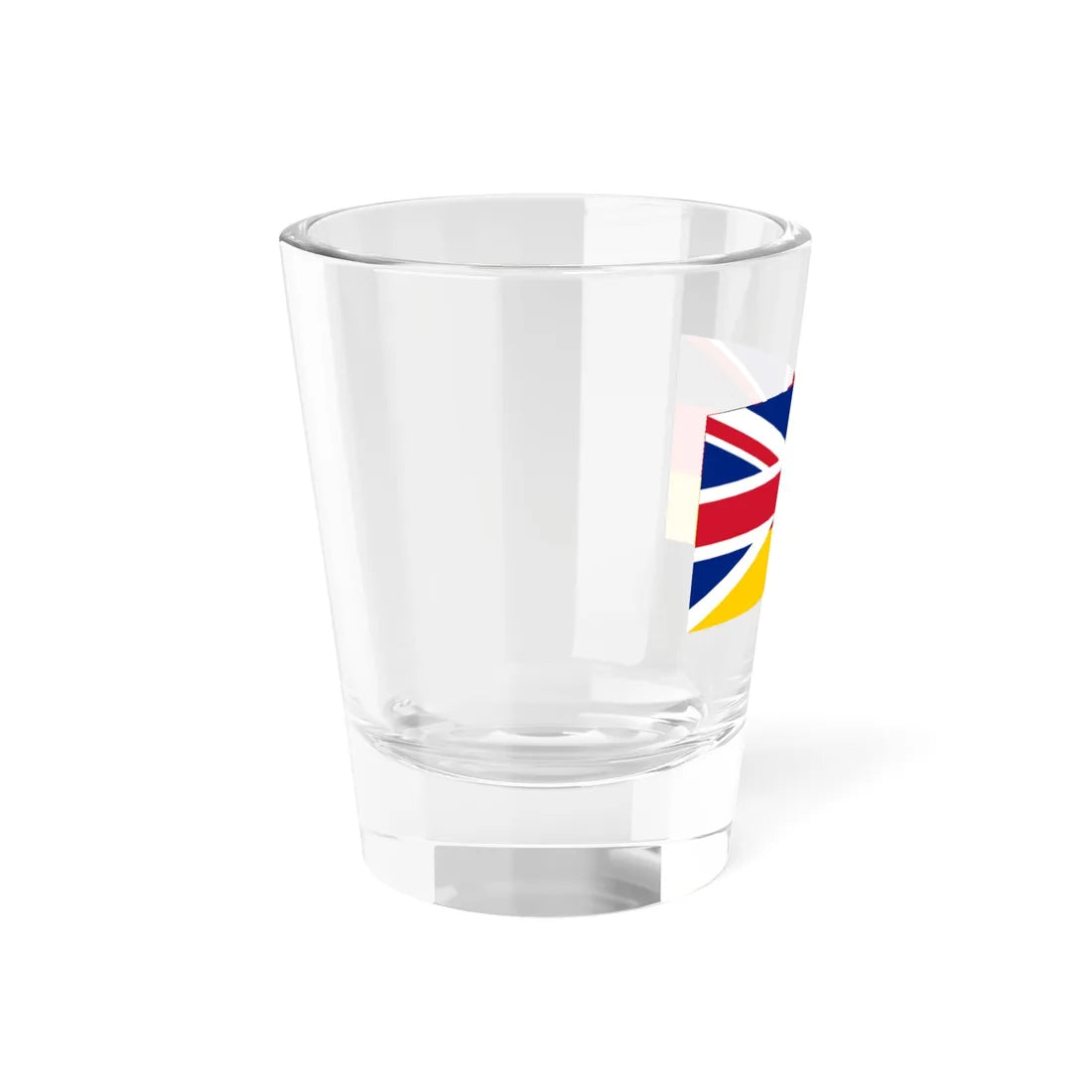 Flag of the United Kingdom and Germany (Germany) Shot Glass 1.5oz - Go Mug Yourself