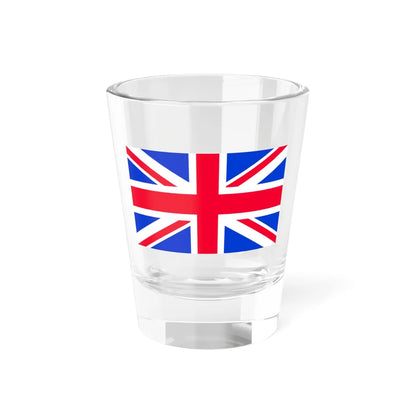 Flag of the United Kingdom CMYK (United Kingdom) Shot Glass 1.5oz 1.5oz - Go Mug Yourself