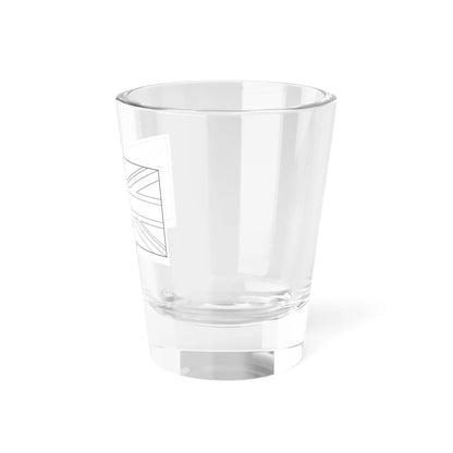 Flag of the United Kingdom colouring page (United Kingdom) Shot Glass 1.5oz - Go Mug Yourself