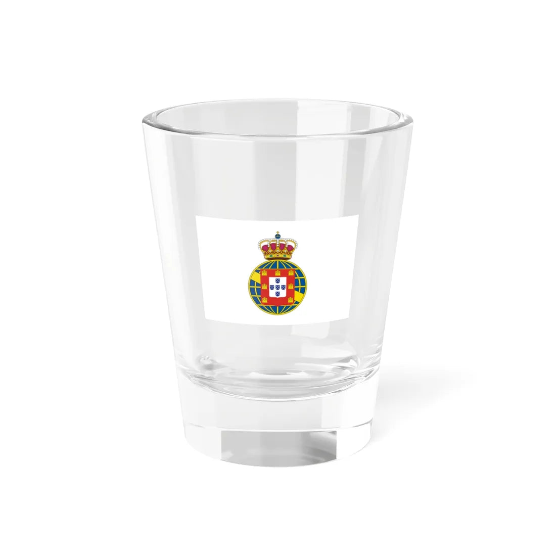 Flag of the United Kingdom of Portugal Brazil and Algarves (Brazil) Shot Glass 1.5oz 1.5oz - Go Mug Yourself