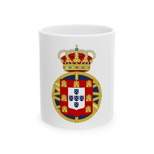 Flag of the United Kingdom of Portugal Brazil and the Algarves 1815-1825 (Portugal) White Coffee Mug 11oz - Go Mug Yourself
