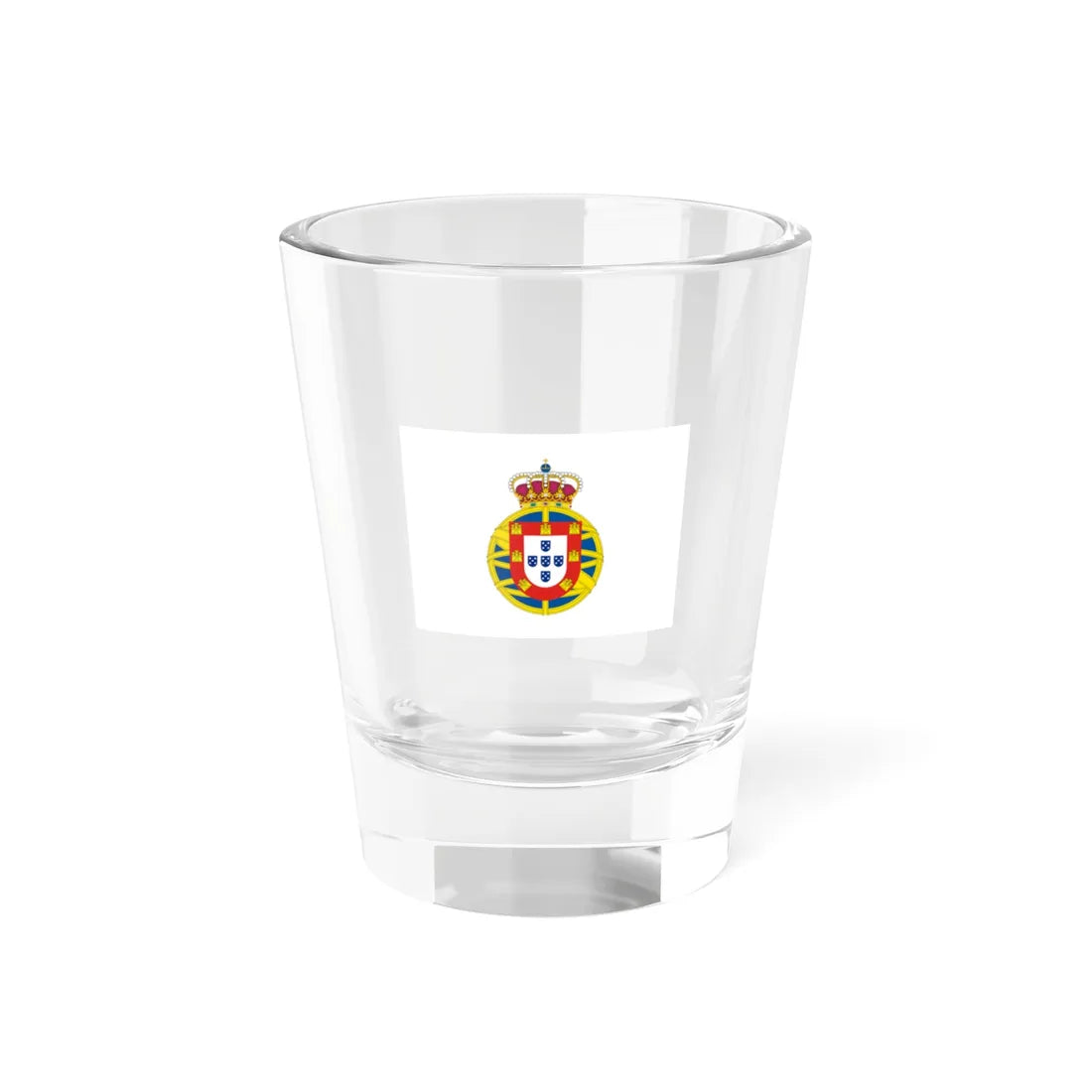 Flag of the United Kingdom of Portugal Brazil and the Algarves (Brazil) Shot Glass 1.5oz 1.5oz - Go Mug Yourself