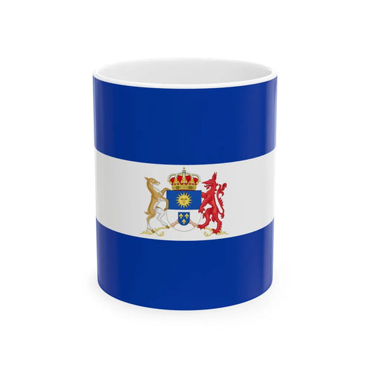 Flag of the United Kingdom of the River Plate Peru and Chile (Argentina) White Coffee Mug 11oz - Go Mug Yourself