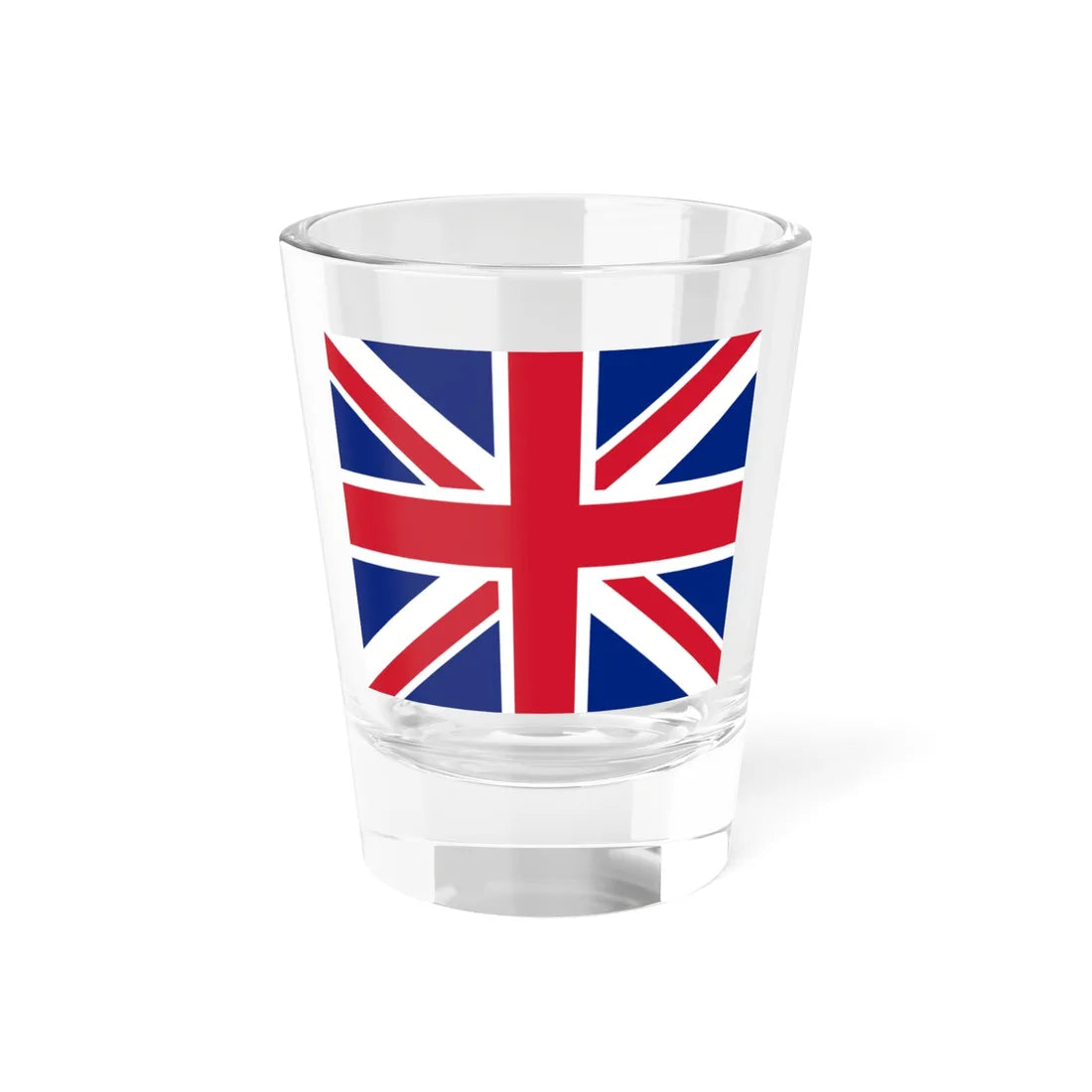 Flag of the United Kingdom Square (United Kingdom) Shot Glass 1.5oz 1.5oz - Go Mug Yourself