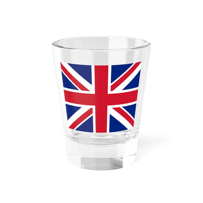 Flag of the United Kingdom Square (United Kingdom) Shot Glass 1.5oz 1.5oz - Go Mug Yourself