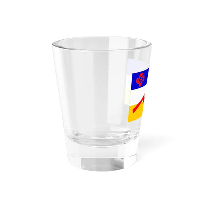 Flag of the United Nacional Socialist Movement of Chile (Chile) Shot Glass 1.5oz - Go Mug Yourself