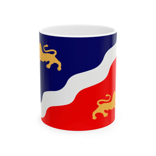 Flag of the United Republic of Kivu (Congo) White Coffee Mug 11oz - Go Mug Yourself