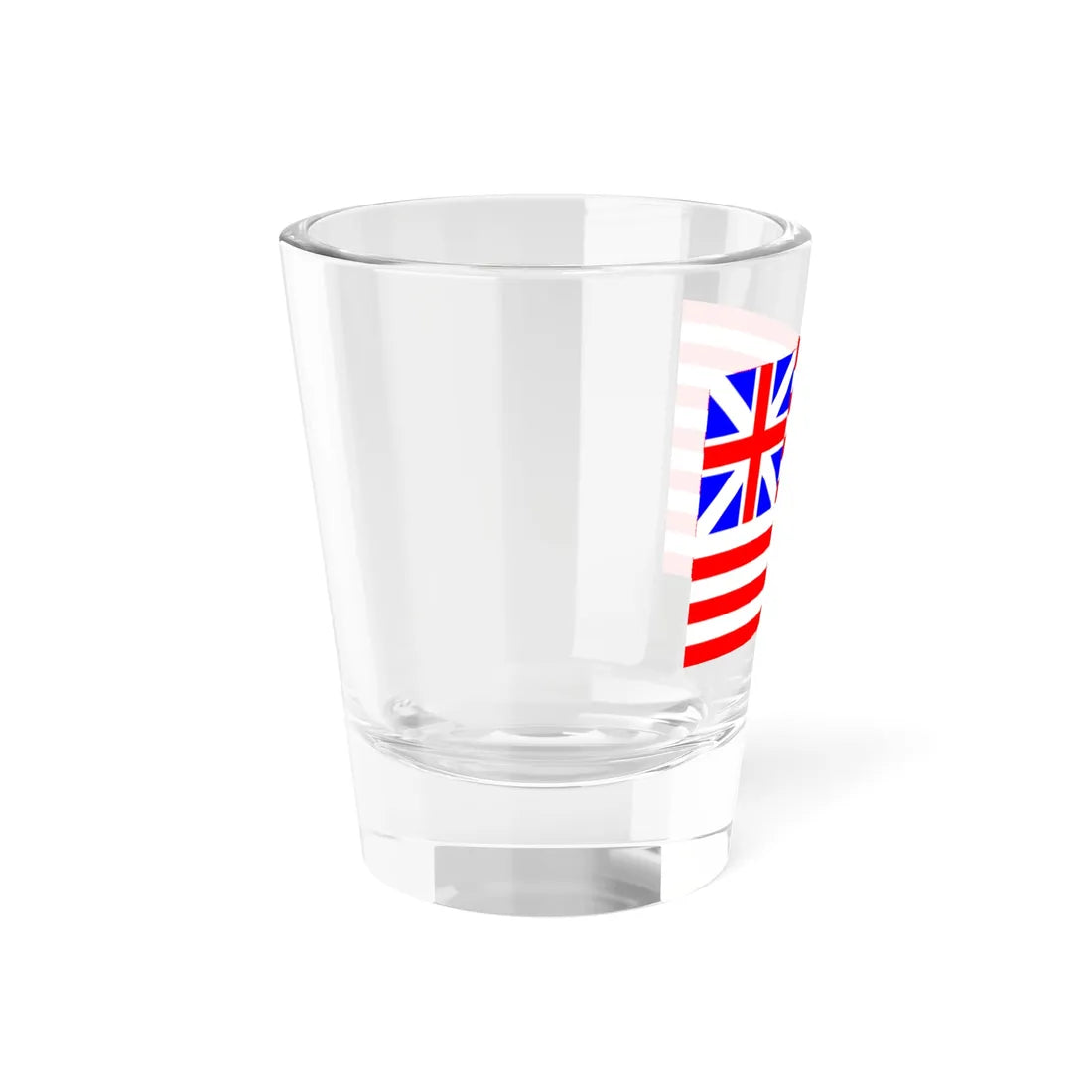 Flag of the United States 1776-1777 Modern reproduction variant (United Kingdom) Shot Glass 1.5oz - Go Mug Yourself