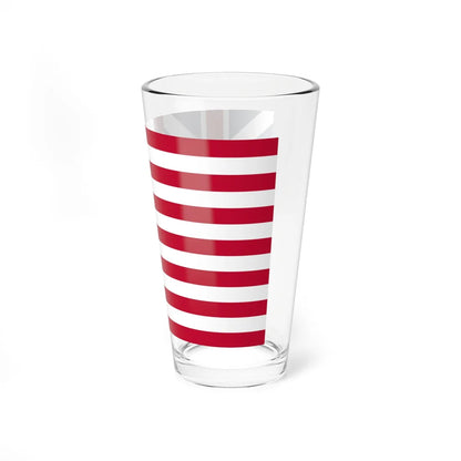 Flag of the United States 1776-1777 (United States) Pint Glass 16oz - Go Mug Yourself