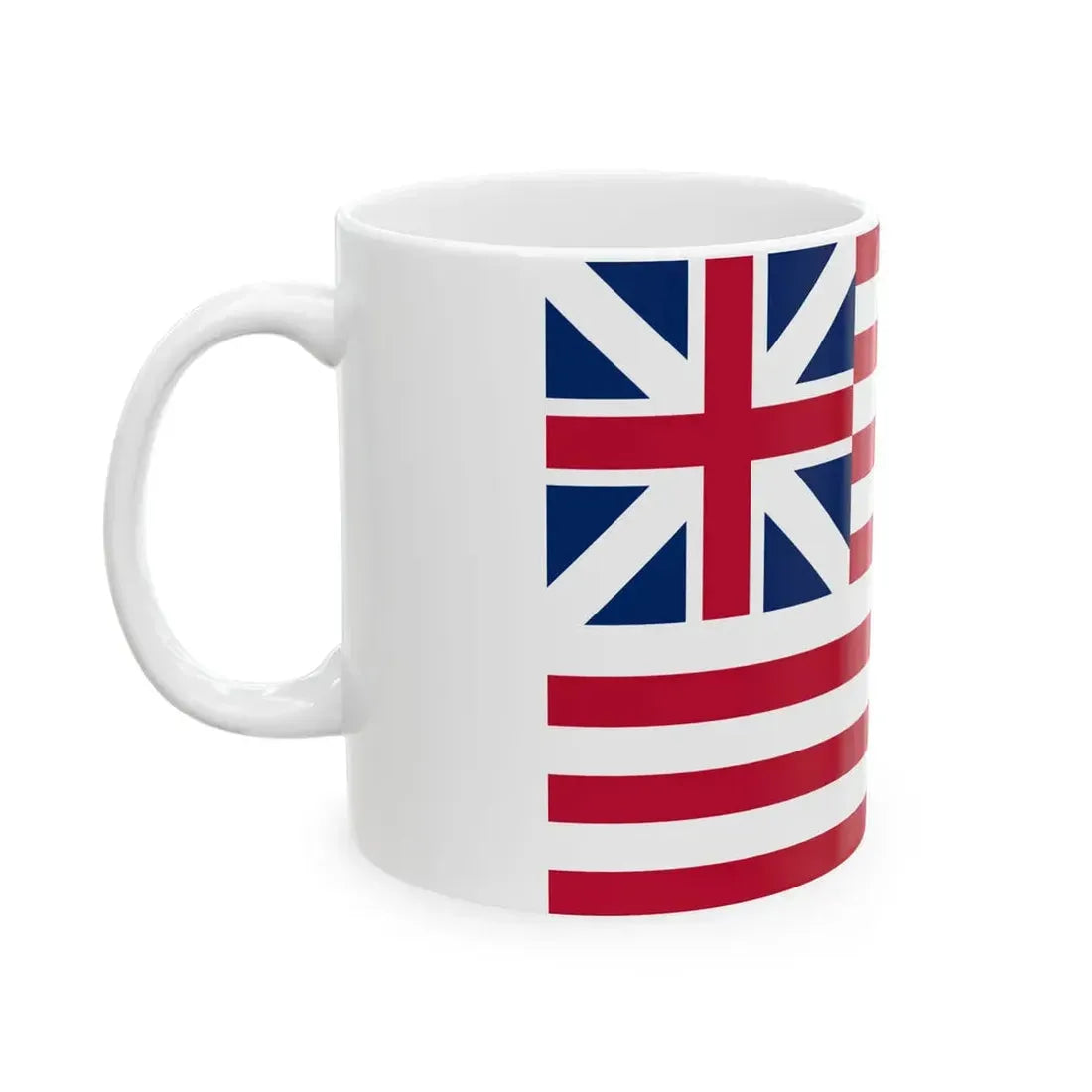 Flag of the United States 1776-1777 (United States) White Coffee Mug - Go Mug Yourself