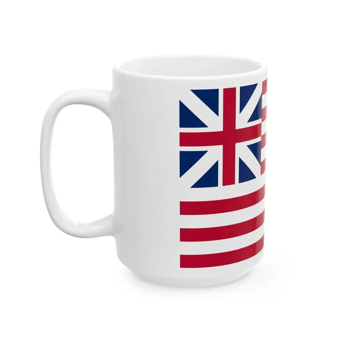 Flag of the United States 1776-1777 (United States) White Coffee Mug - Go Mug Yourself