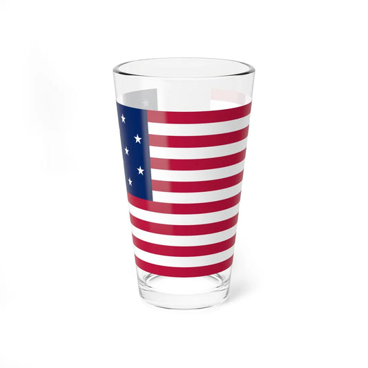 Flag of the United States 1795-1818 (United States) Pint Glass 16oz 16oz - Go Mug Yourself