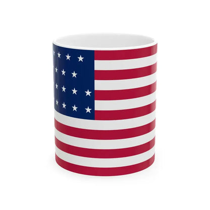 Flag of the United States 1819-1820 3-2 aspect ratio (United States) White Coffee Mug 11oz - Go Mug Yourself