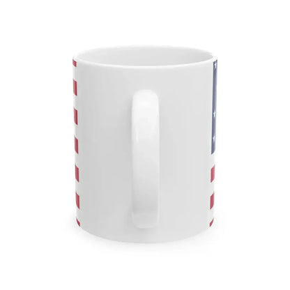 Flag of the United States 1820-1822 3-2 aspect ratio (United States) White Coffee Mug - Go Mug Yourself
