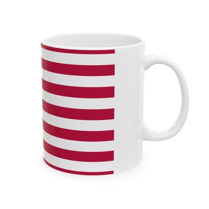 Flag of the United States 1836-1837 3-2 aspect ratio (United States) White Coffee Mug-Go Mug Yourself