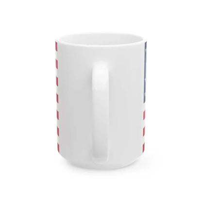 Flag of the United States 1836-1837 3-2 aspect ratio (United States) White Coffee Mug - Go Mug Yourself