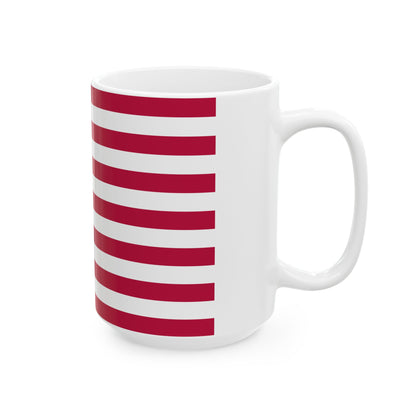 Flag of the United States 1836-1837 3-2 aspect ratio (United States) White Coffee Mug-Go Mug Yourself