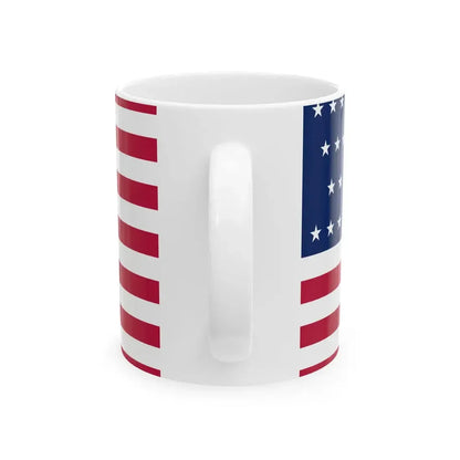 Flag of the United States 1847-1848 (United States) White Coffee Mug - Go Mug Yourself