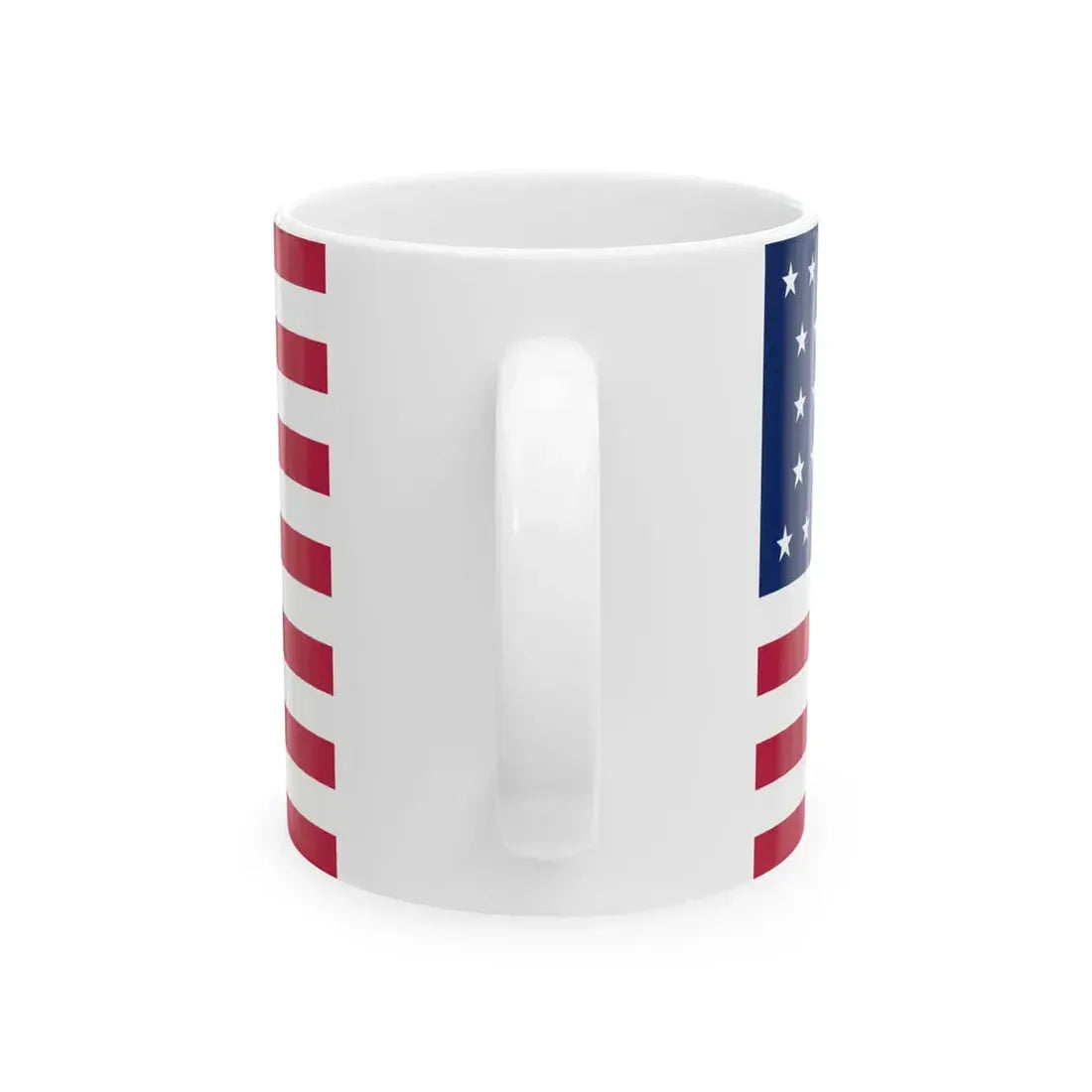 Flag of the United States 1858-1859 (United States) White Coffee Mug - Go Mug Yourself
