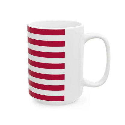 Flag of the United States 1859-1861 3-2 aspect ratio (United States) White Coffee Mug - Go Mug Yourself