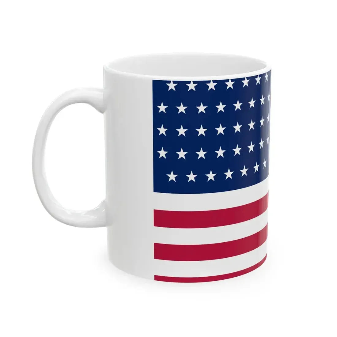 Flag of the United States 1877-1890 3-2 aspect ratio (United States) White Coffee Mug - Go Mug Yourself
