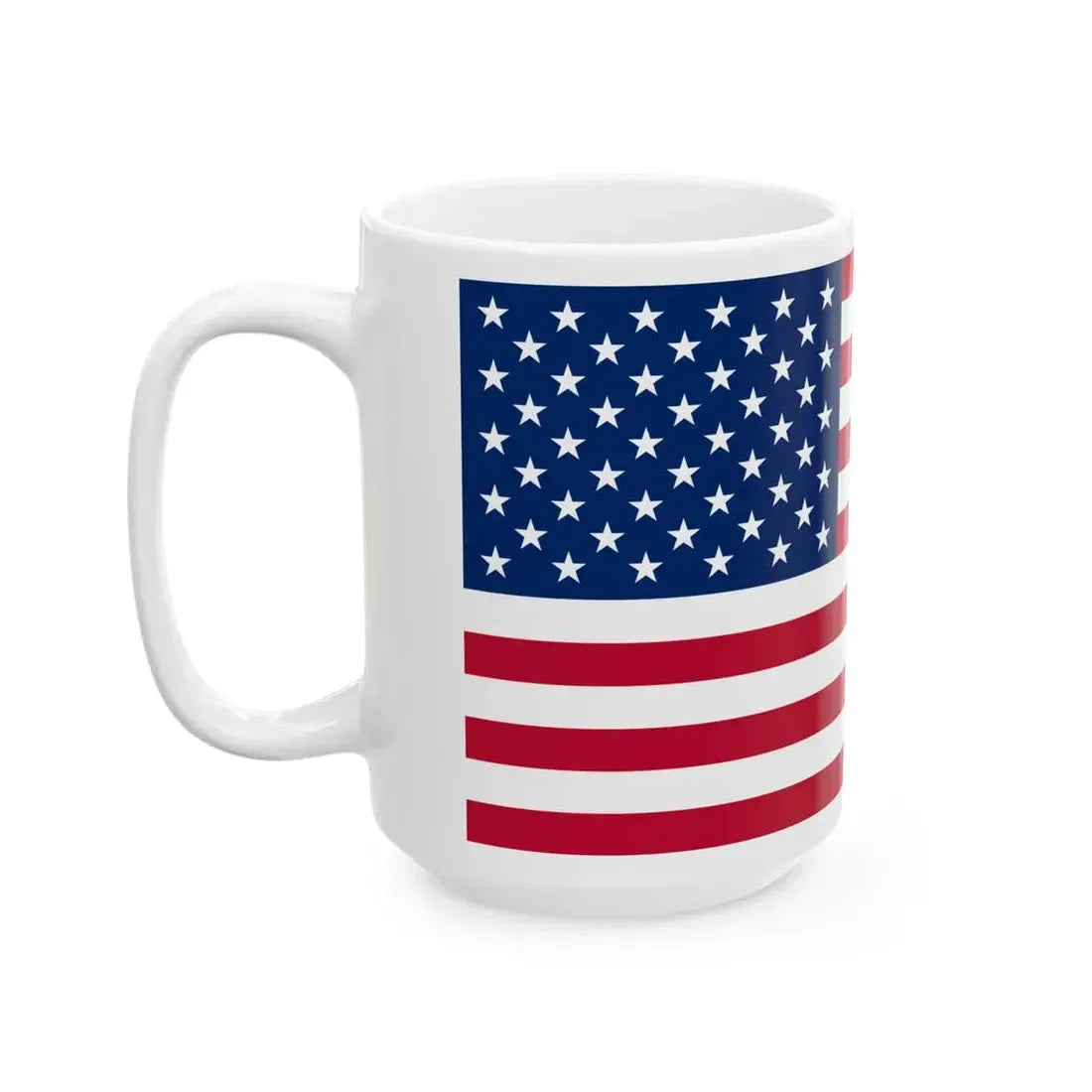 Flag of the United States 19-10 (United States) White Coffee Mug - Go Mug Yourself
