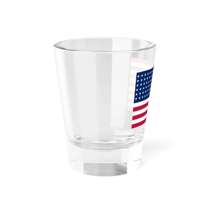 Flag of the United States 1912-1959 3-2 aspect ratio (United States) Shot Glass 1.5oz - Go Mug Yourself