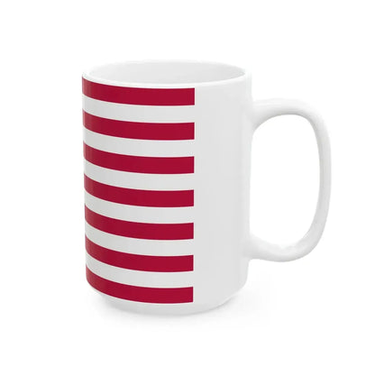 Flag of the United States 1912-1959 3-2 aspect ratio (United States) White Coffee Mug - Go Mug Yourself