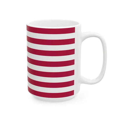Flag of the United States 25 stars staggered pattern (United States) White Coffee Mug - Go Mug Yourself