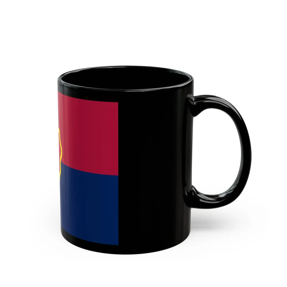 Flag of the United States 25th Infantry Division (U.S. Army) Black Coffee Mug-Go Mug Yourself