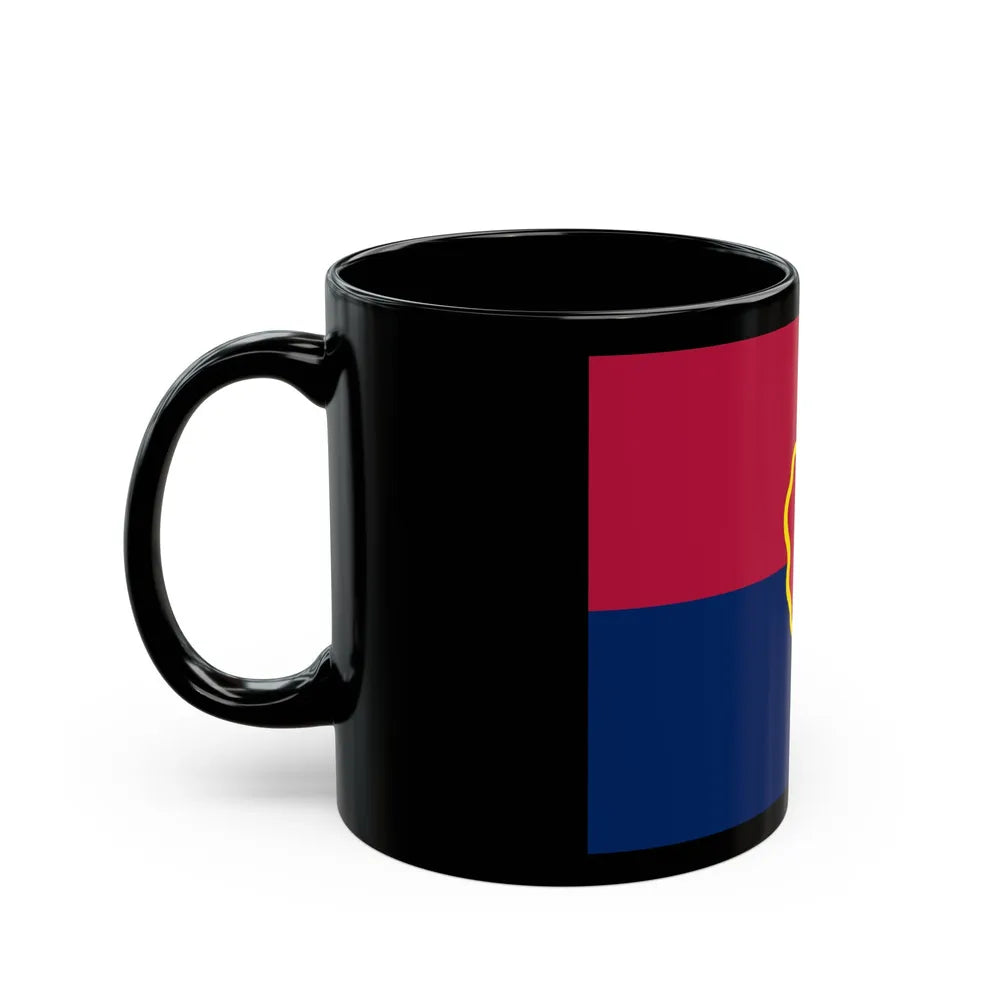 Flag of the United States 25th Infantry Division (U.S. Army) Black Coffee Mug-Go Mug Yourself