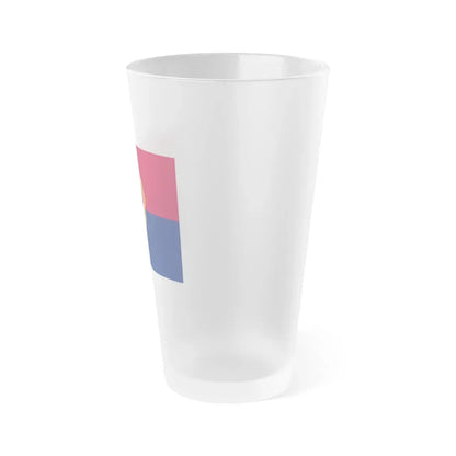 Flag of the United States 25th Infantry Division (U.S. Army) Frosted Pint Glass 16oz - Go Mug Yourself