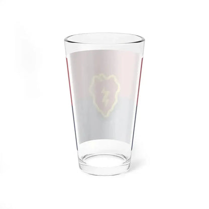 Flag of the United States 25th Infantry Division (U.S. Army) Pint Glass 16oz - Go Mug Yourself