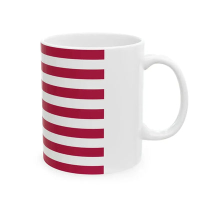 Flag of the United States 3-2 aspect ratio (United States) White Coffee Mug - Go Mug Yourself
