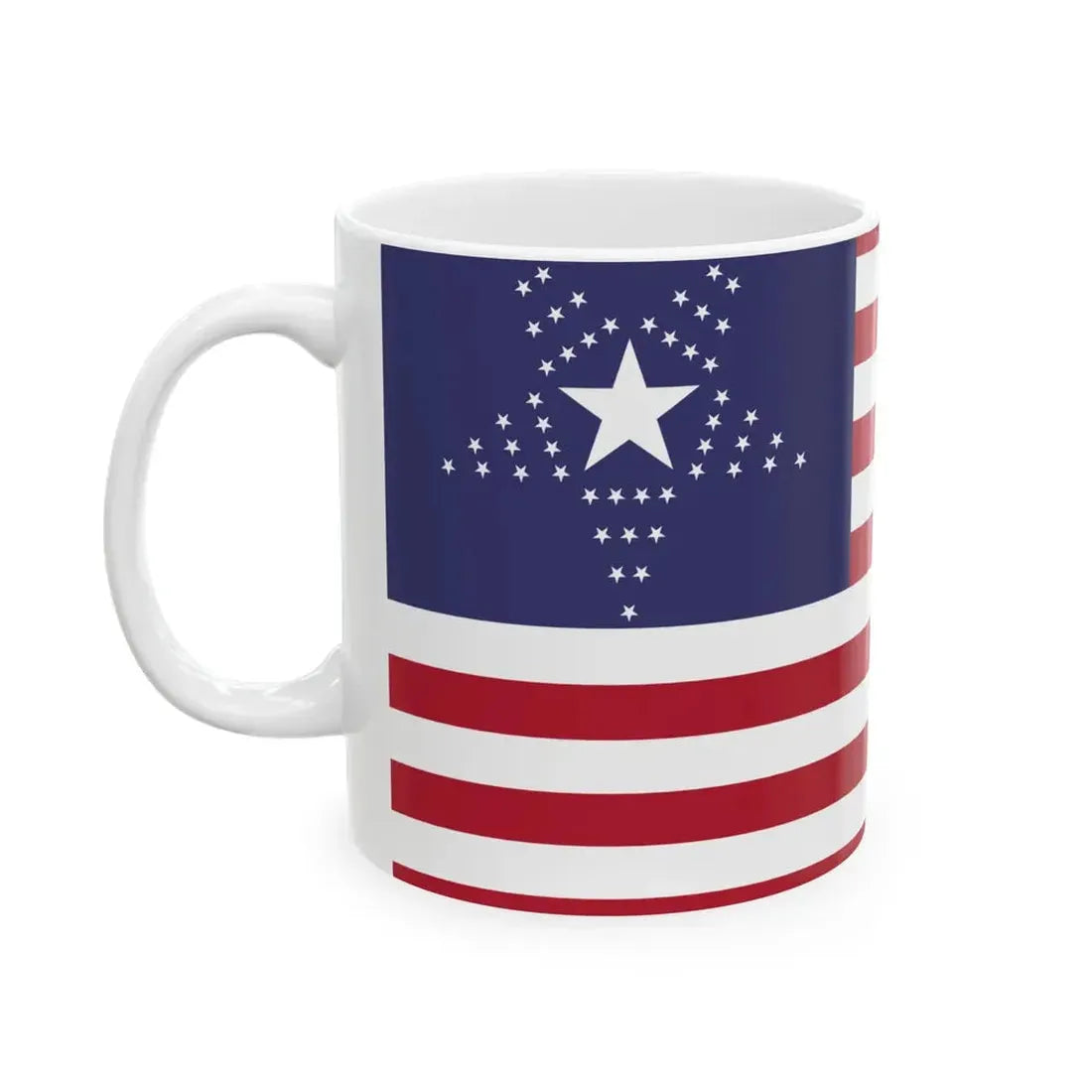 Flag of the United States 51 Stars (United States) White Coffee Mug - Go Mug Yourself