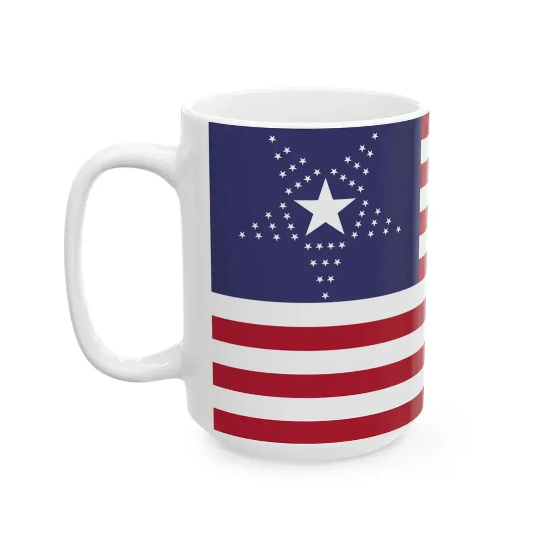 Flag of the United States 51 Stars (United States) White Coffee Mug - Go Mug Yourself