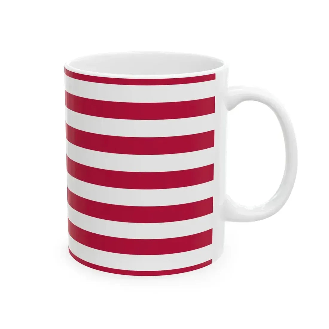 Flag of the United States 60 Stars 6-6-6-6-6-6-6-6-6-6 (United States) White Coffee Mug - Go Mug Yourself