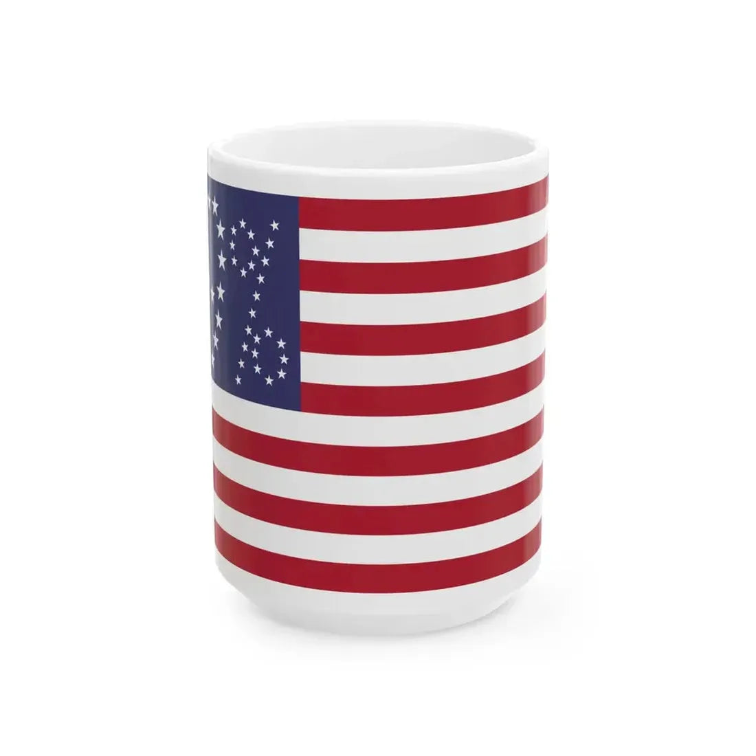 Flag of the United States 99 percent (United States) White Coffee Mug 15oz - Go Mug Yourself